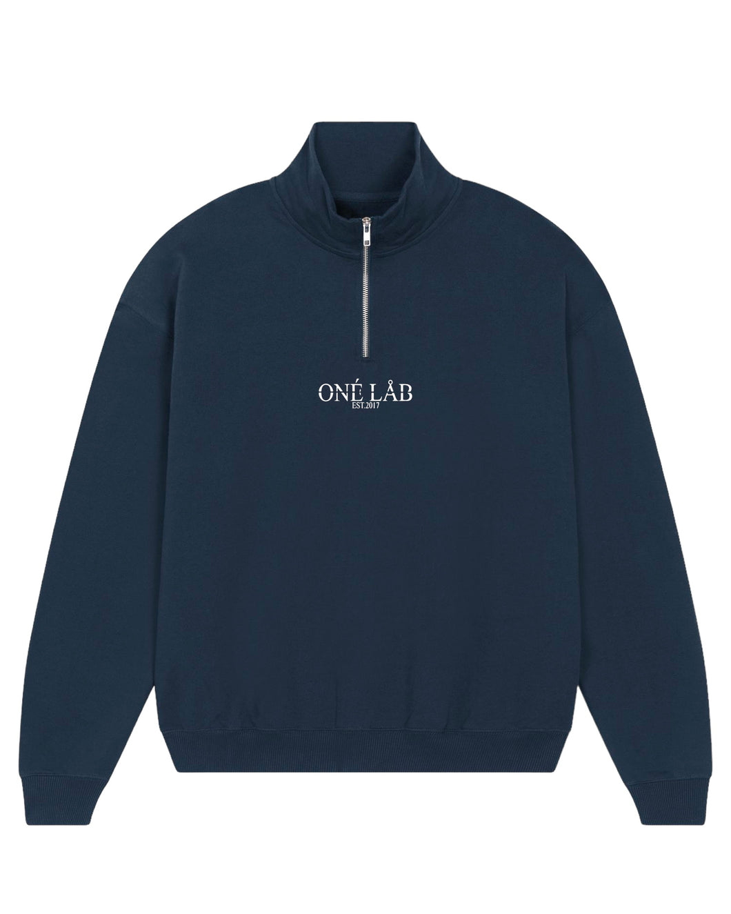 ONÉ LÅB SWEATER MIT REISSVERSCHLUSS I NAVY