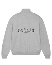 Load image into Gallery viewer, ONÉ LÅB SWEATER MIT REISSVERSCHLUSS II HEATHER GREY
