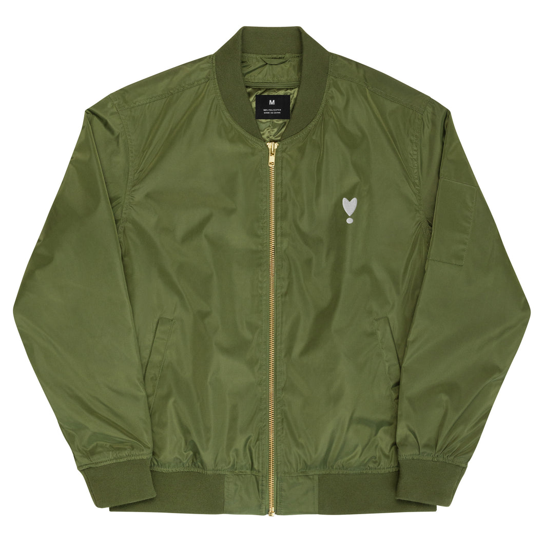 PREMIUM RECYCELTE BOMBERJACKE GREEN